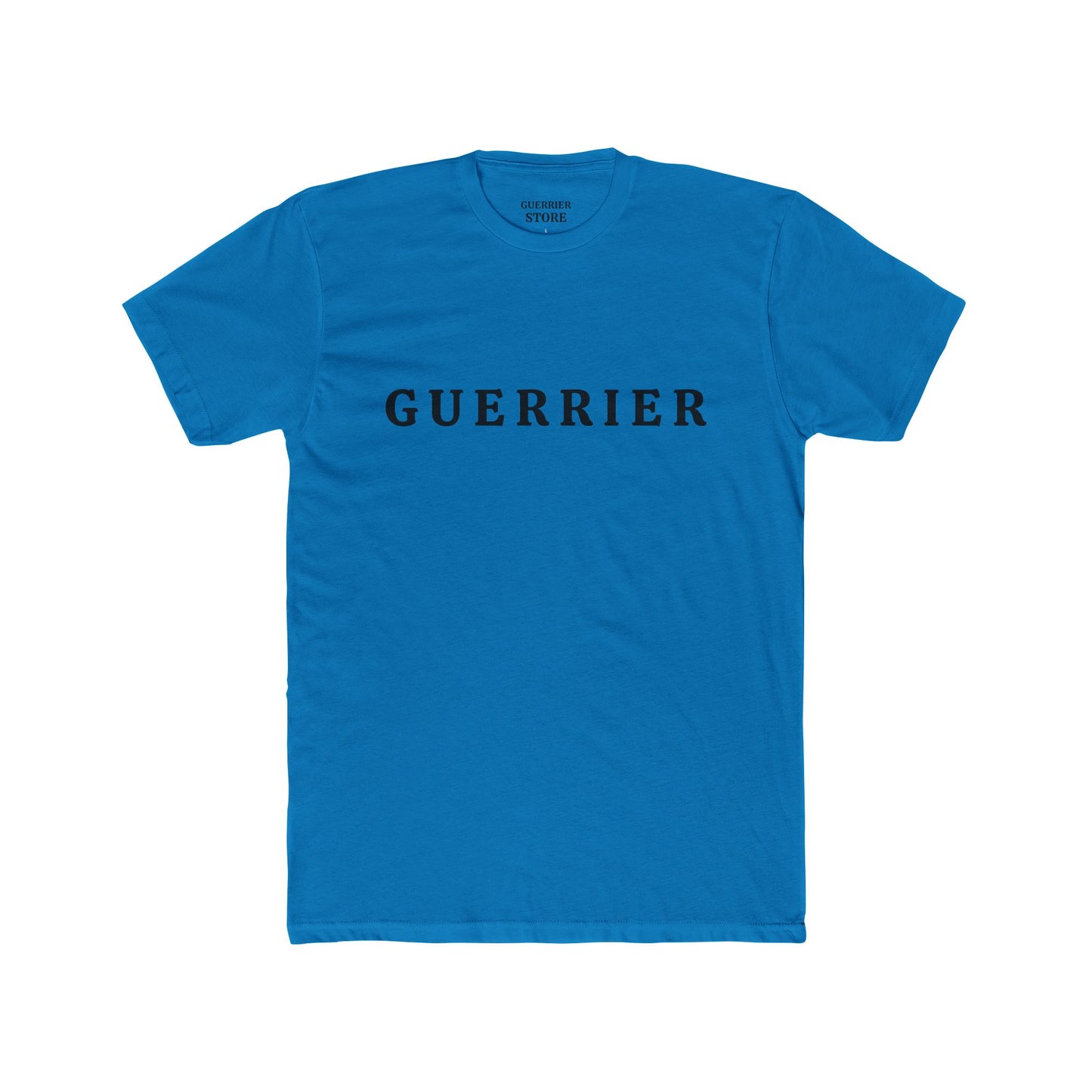 Guerrier Crew Tee — Minimalist French 'Guerrier' Graphic Shirt