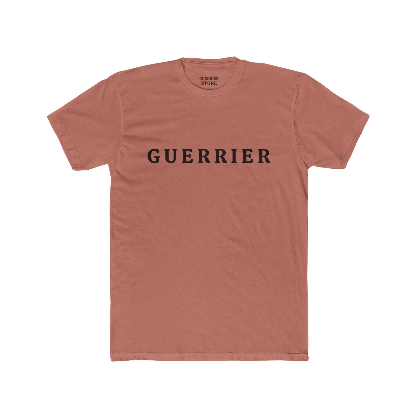 Guerrier Crew Tee — Minimalist French 'Guerrier' Graphic Shirt