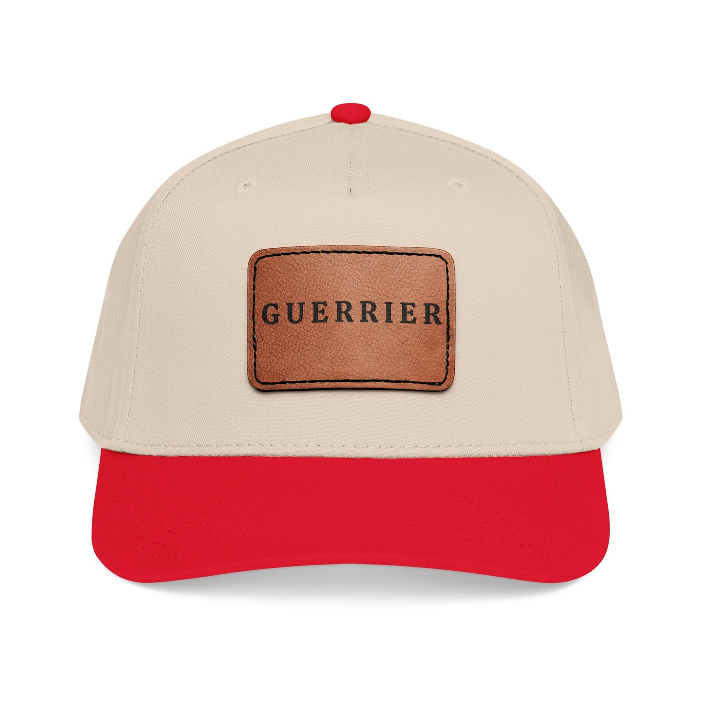 Guerrier Leather Patch Baseball Cap