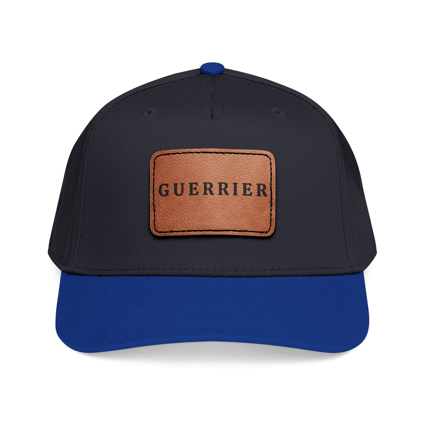 Guerrier Leather Patch Baseball Cap