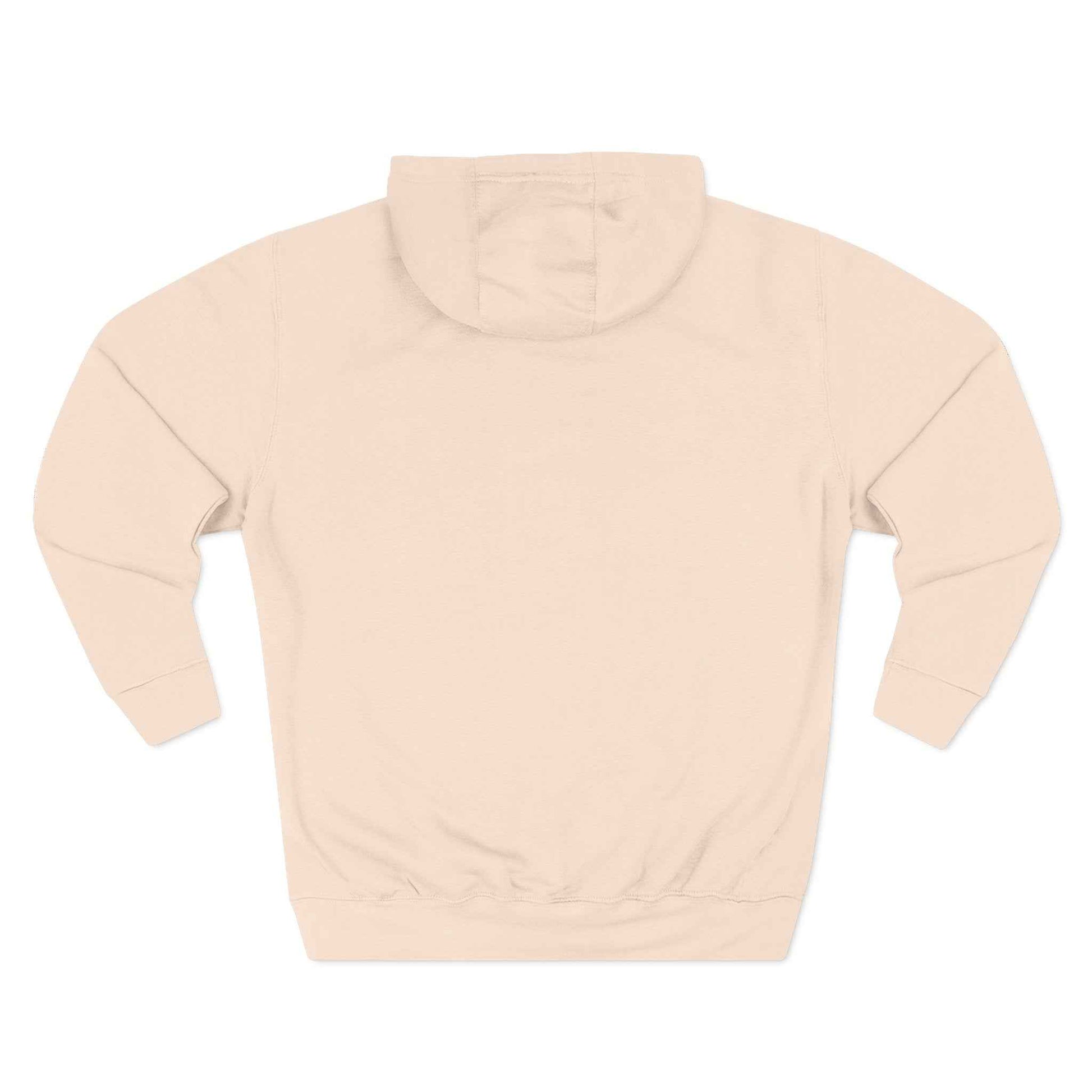 Guerrier Minimalist Hoodie — French 'Guerrier' Text Fleece Pullover