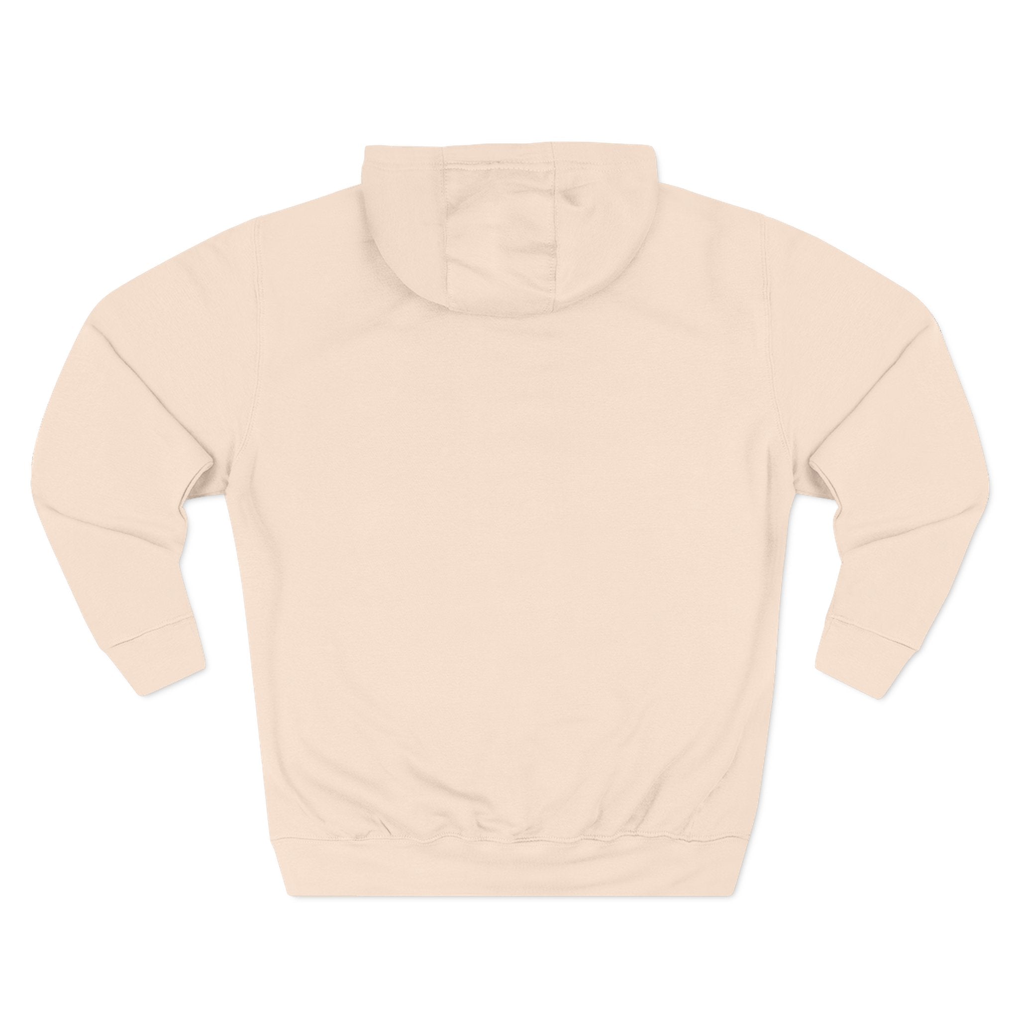 Guerrier Minimalist Hoodie — French 'Guerrier' Text Fleece Pullover