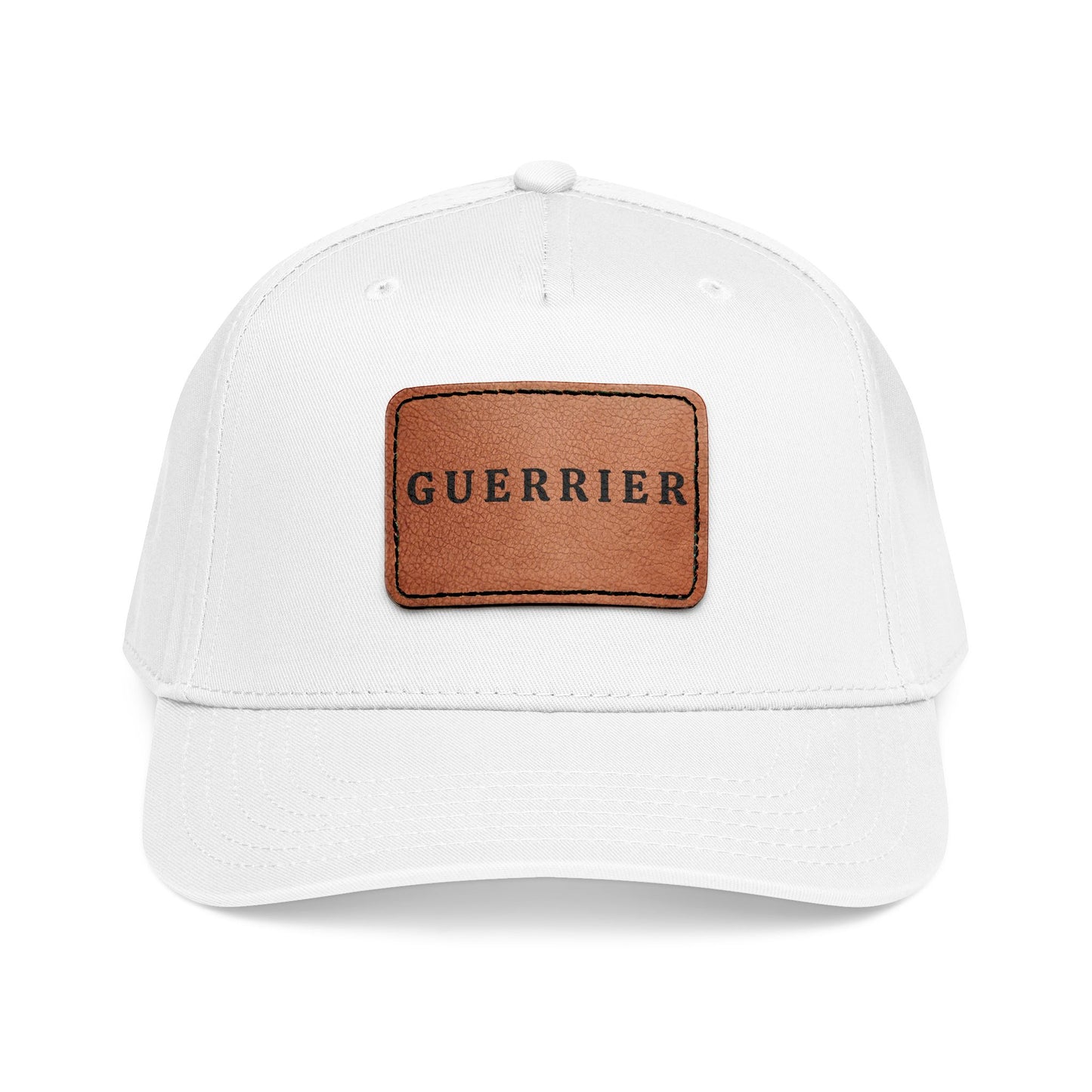 Guerrier Leather Patch Baseball Cap