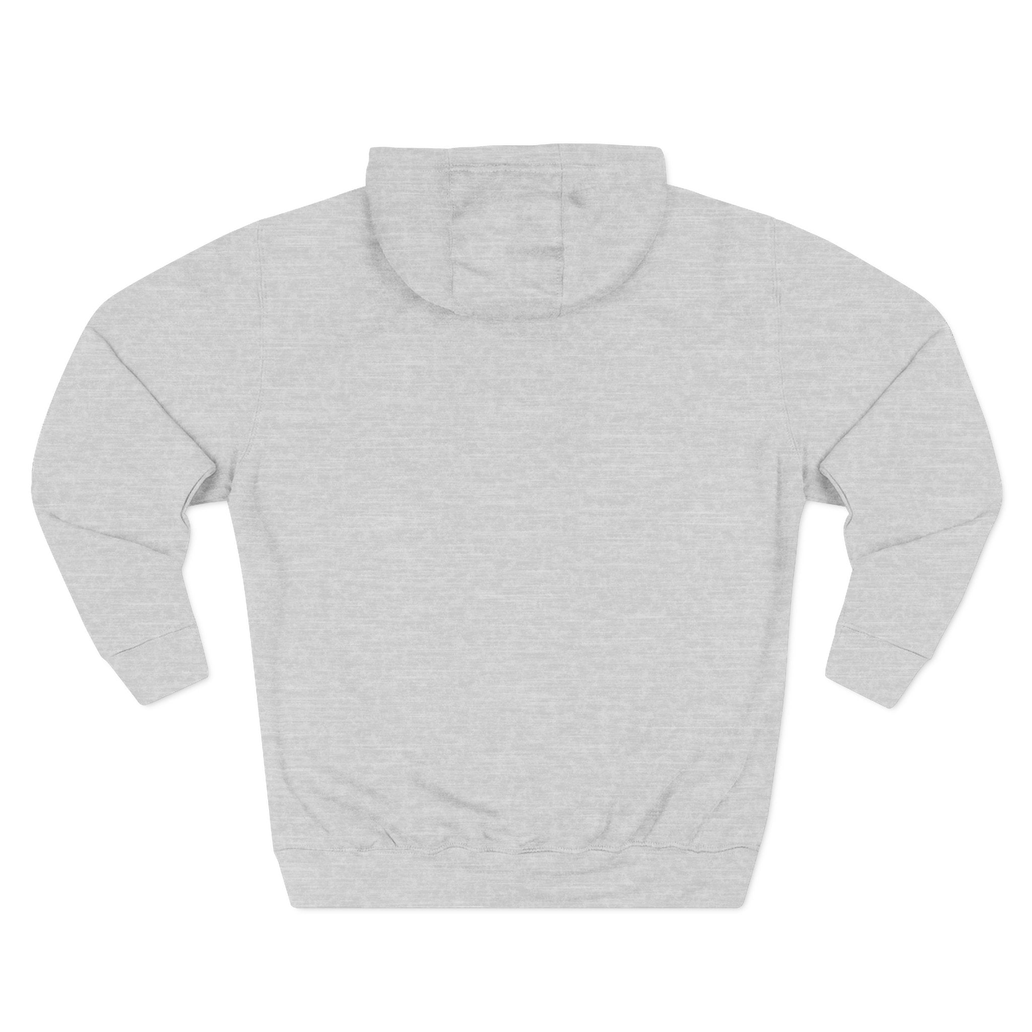 Guerrier Minimalist Hoodie — French 'Guerrier' Text Fleece Pullover