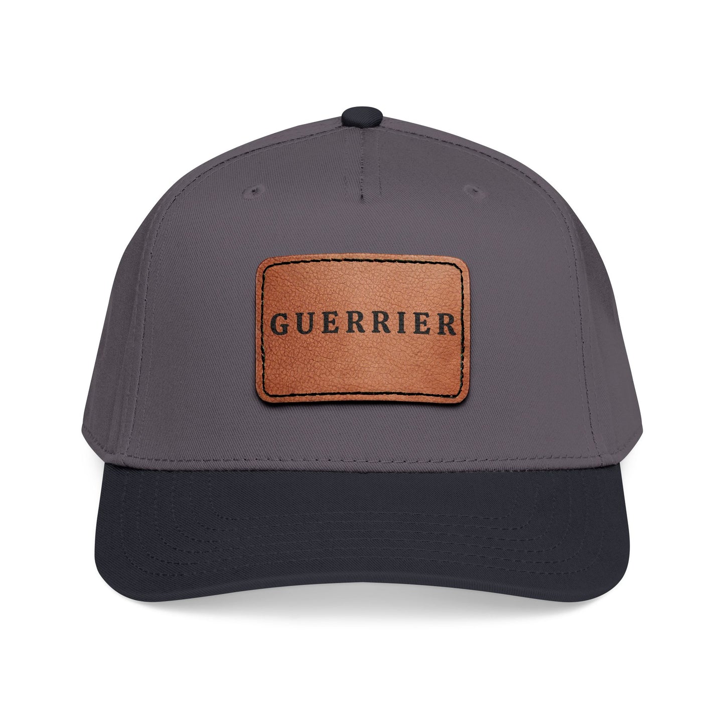 Guerrier Leather Patch Baseball Cap