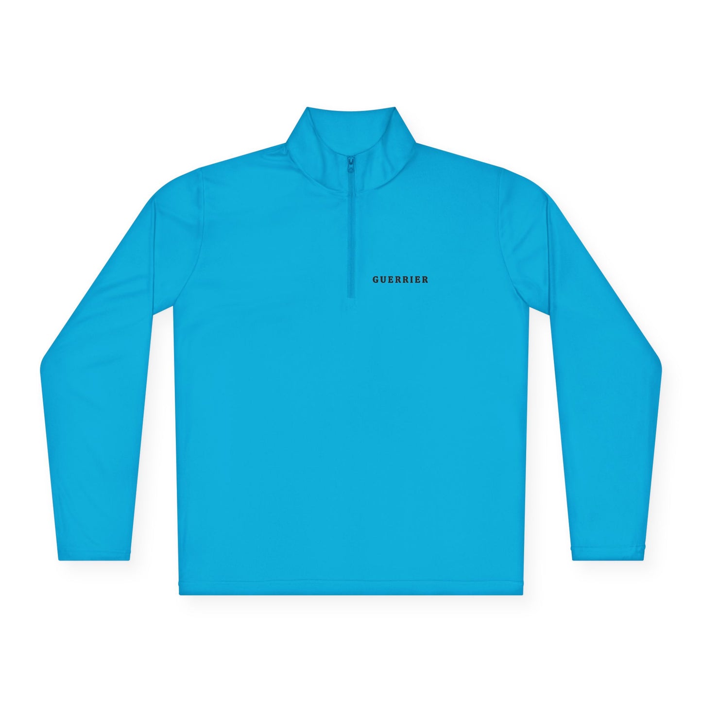Quarter-Zip Pullover — Minimal "CUREDIED" Chest Logo Pullover