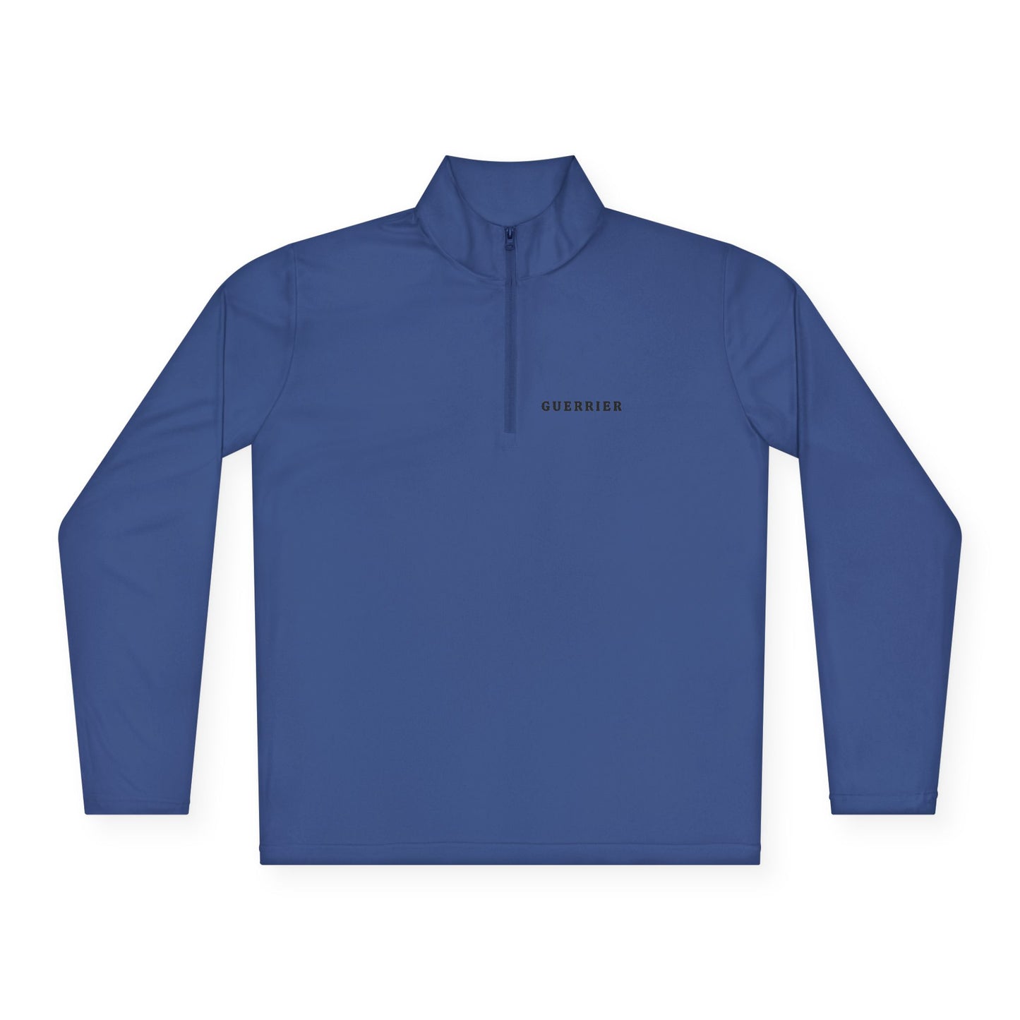 Quarter-Zip Pullover — Minimal "CUREDIED" Chest Logo Pullover