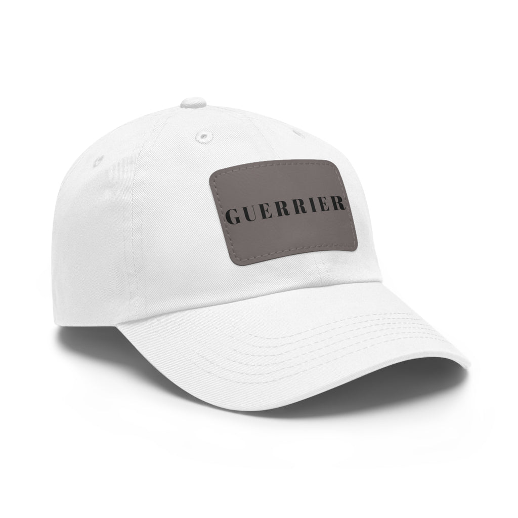 Dad Hat — 'Guerrier' Leather Patch Cap