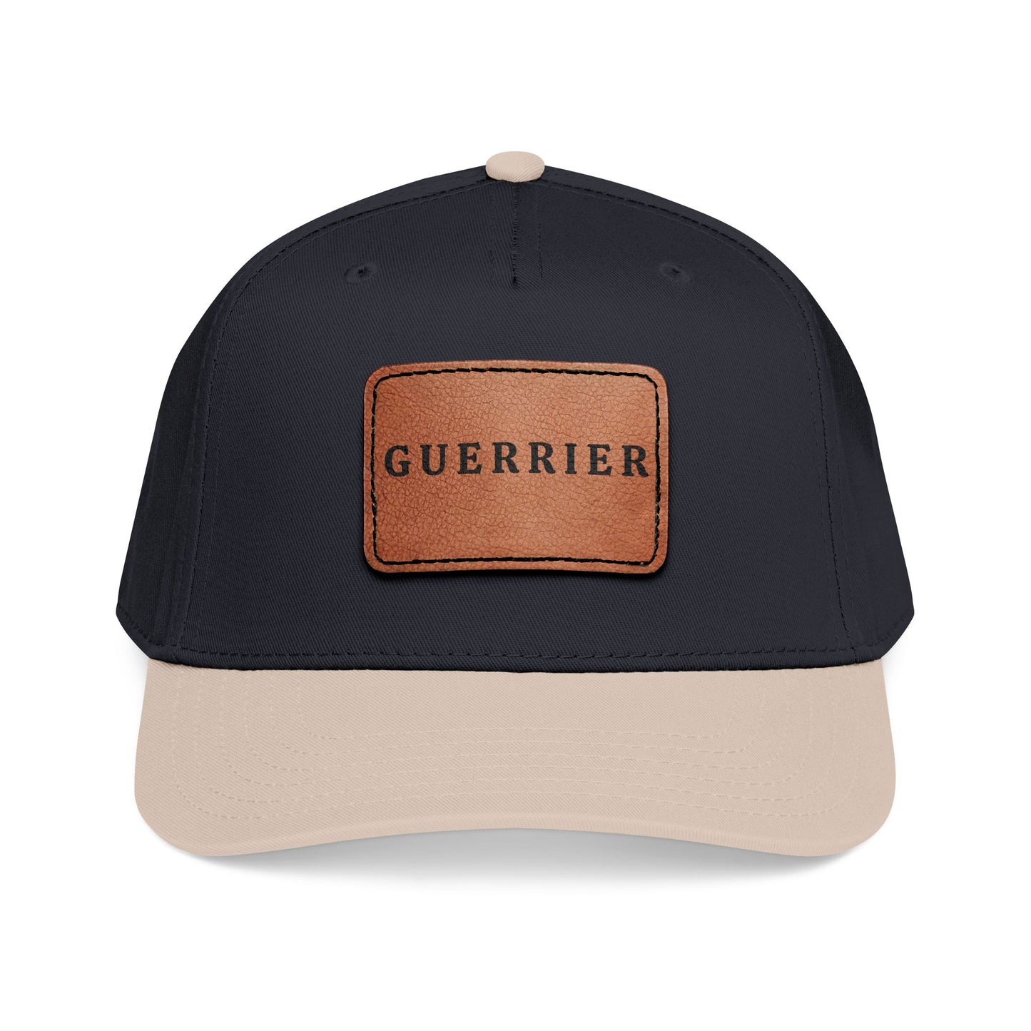 Guerrier Leather Patch Baseball Cap