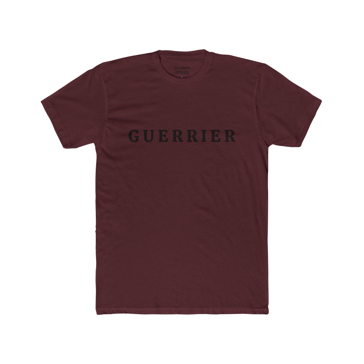 Guerrier Crew Tee — Minimalist French 'Guerrier' Graphic Shirt