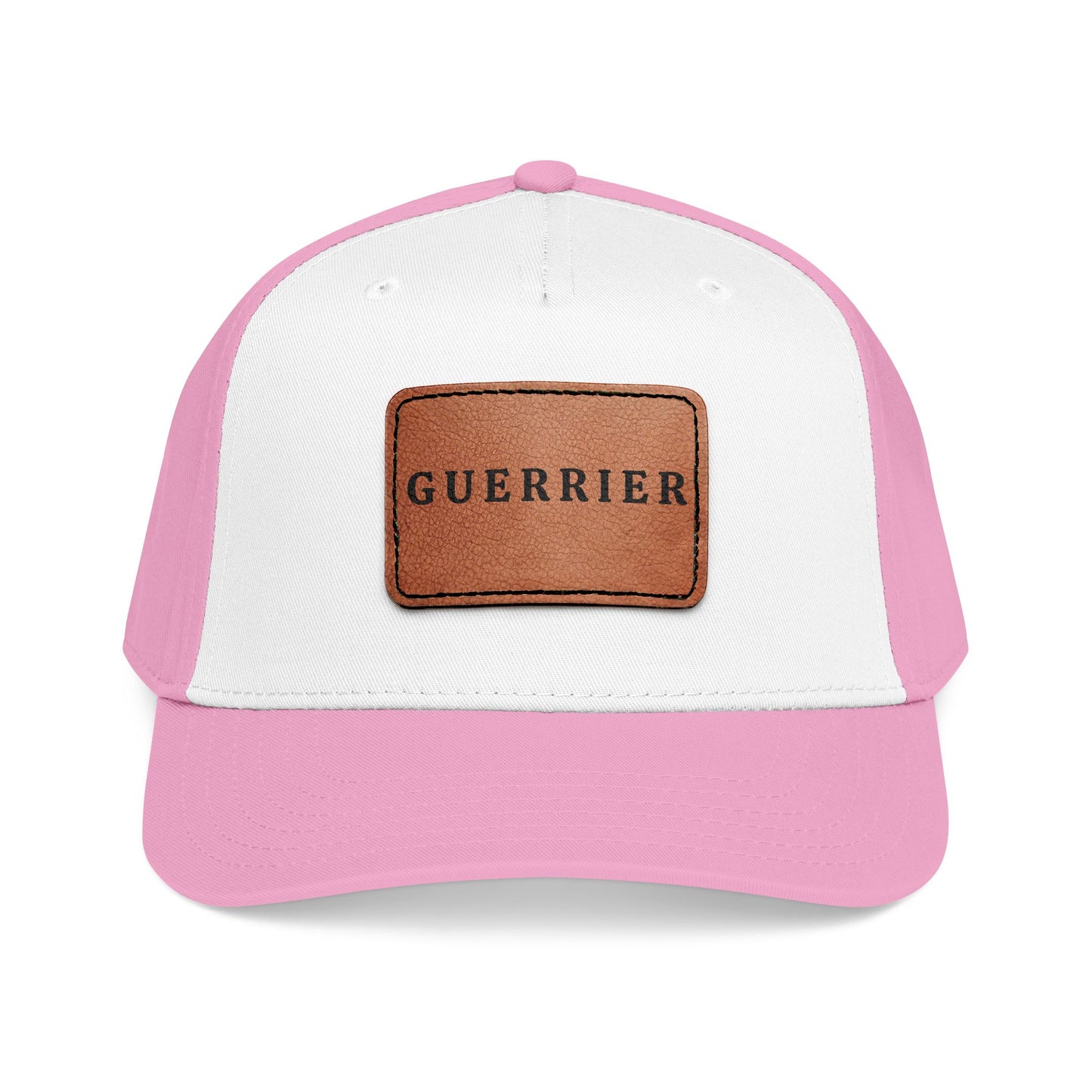Guerrier Leather Patch Baseball Cap