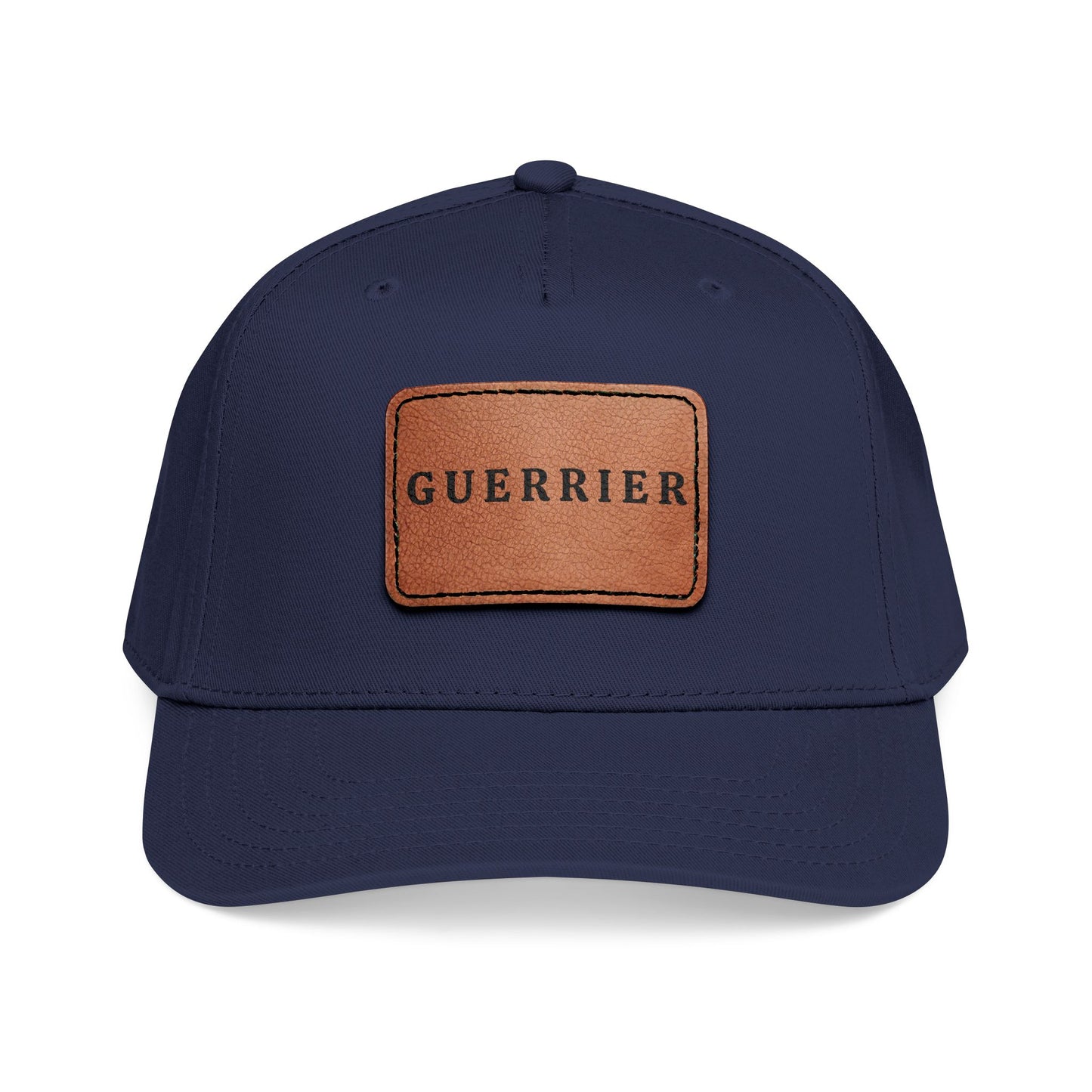 Guerrier Leather Patch Baseball Cap