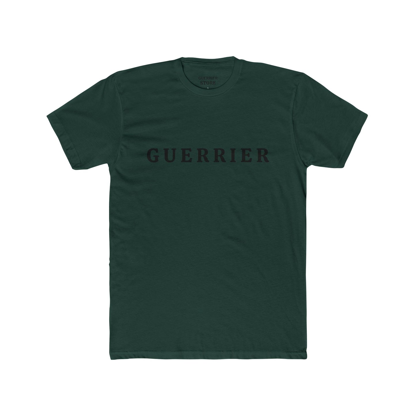 Guerrier Crew Tee — Minimalist French 'Guerrier' Graphic Shirt
