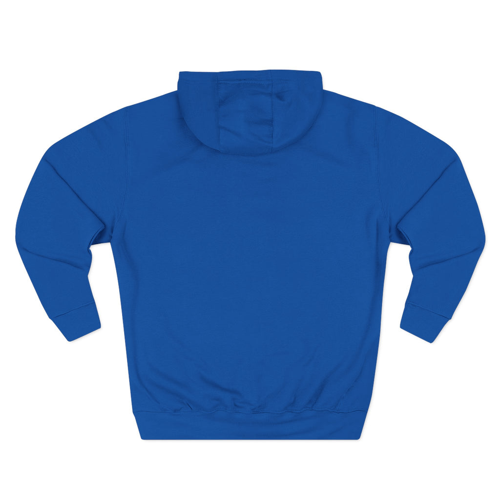 Guerrier Minimalist Hoodie — French 'Guerrier' Text Fleece Pullover