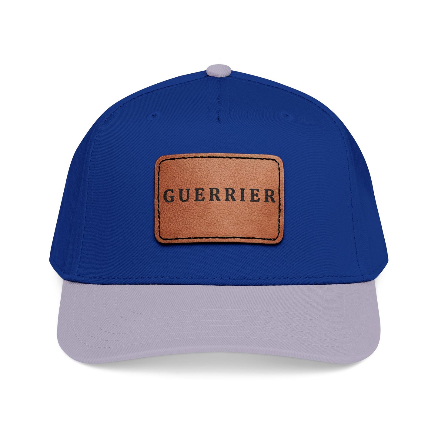 Guerrier Leather Patch Baseball Cap