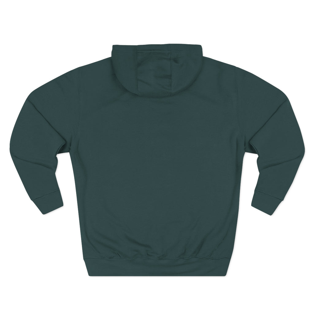 Guerrier Minimalist Hoodie — French 'Guerrier' Text Fleece Pullover