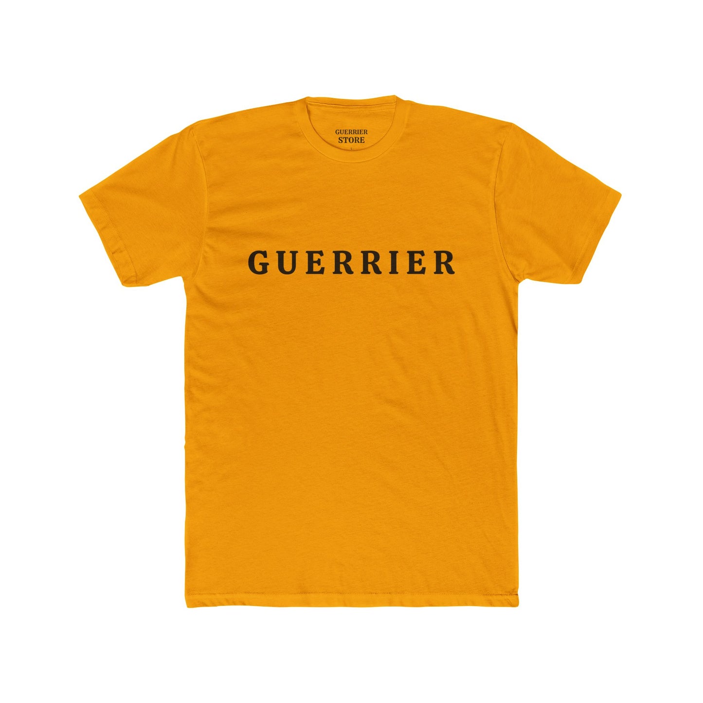 Guerrier Crew Tee — Minimalist French 'Guerrier' Graphic Shirt