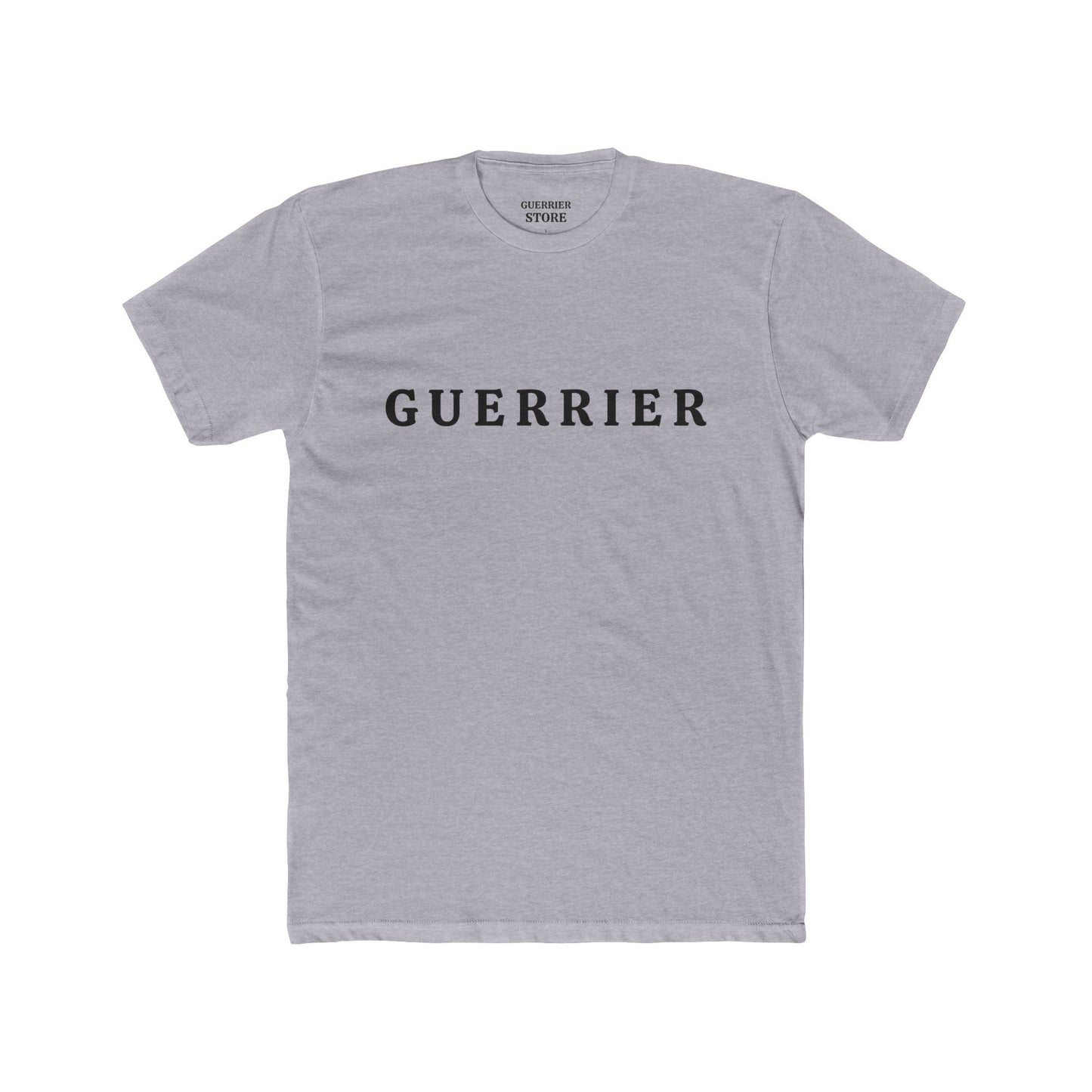 Guerrier Crew Tee — Minimalist French 'Guerrier' Graphic Shirt