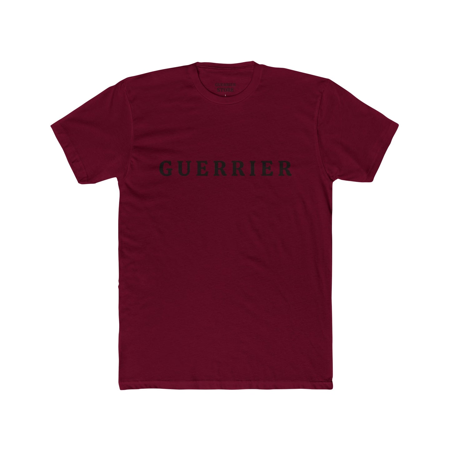 Guerrier Crew Tee — Minimalist French 'Guerrier' Graphic Shirt