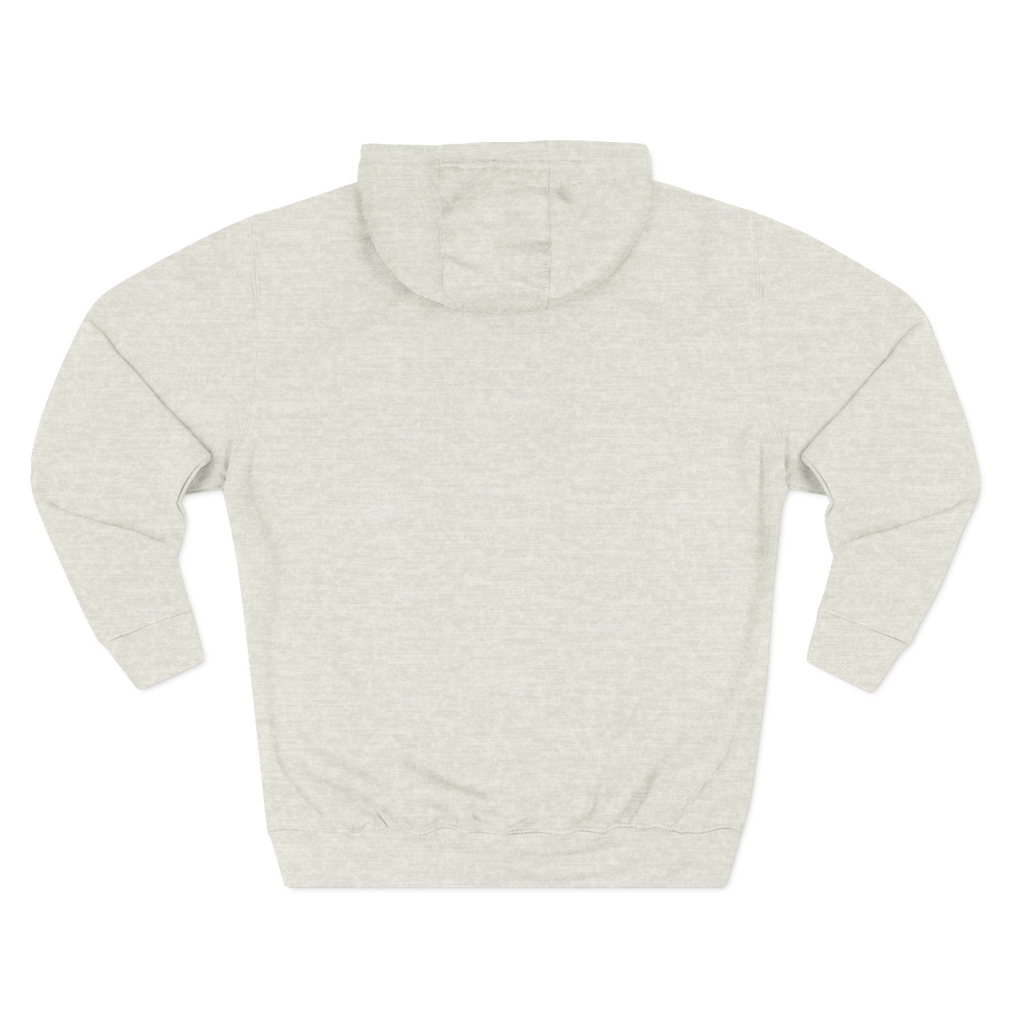 Guerrier Minimalist Hoodie — French 'Guerrier' Text Fleece Pullover