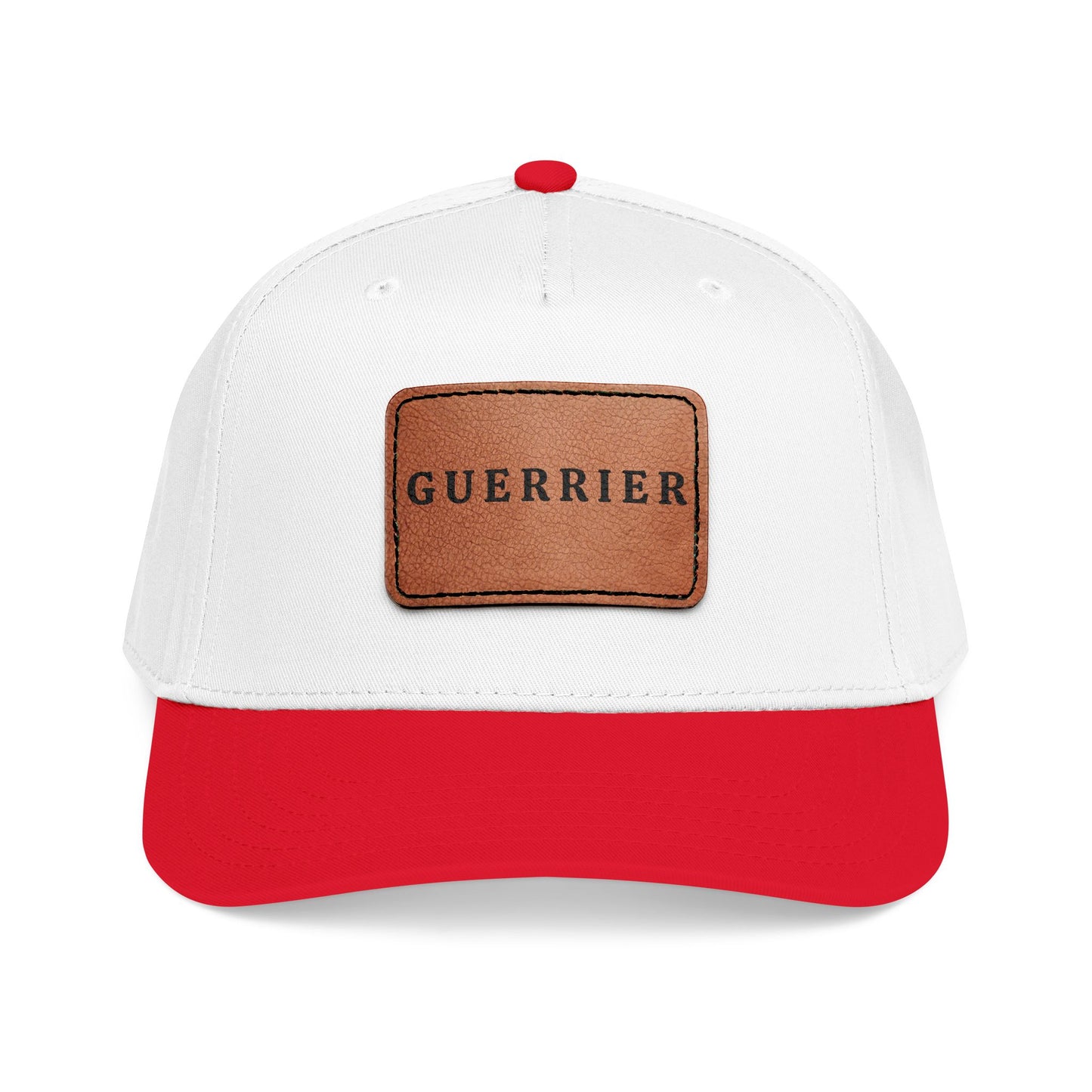 Guerrier Leather Patch Baseball Cap