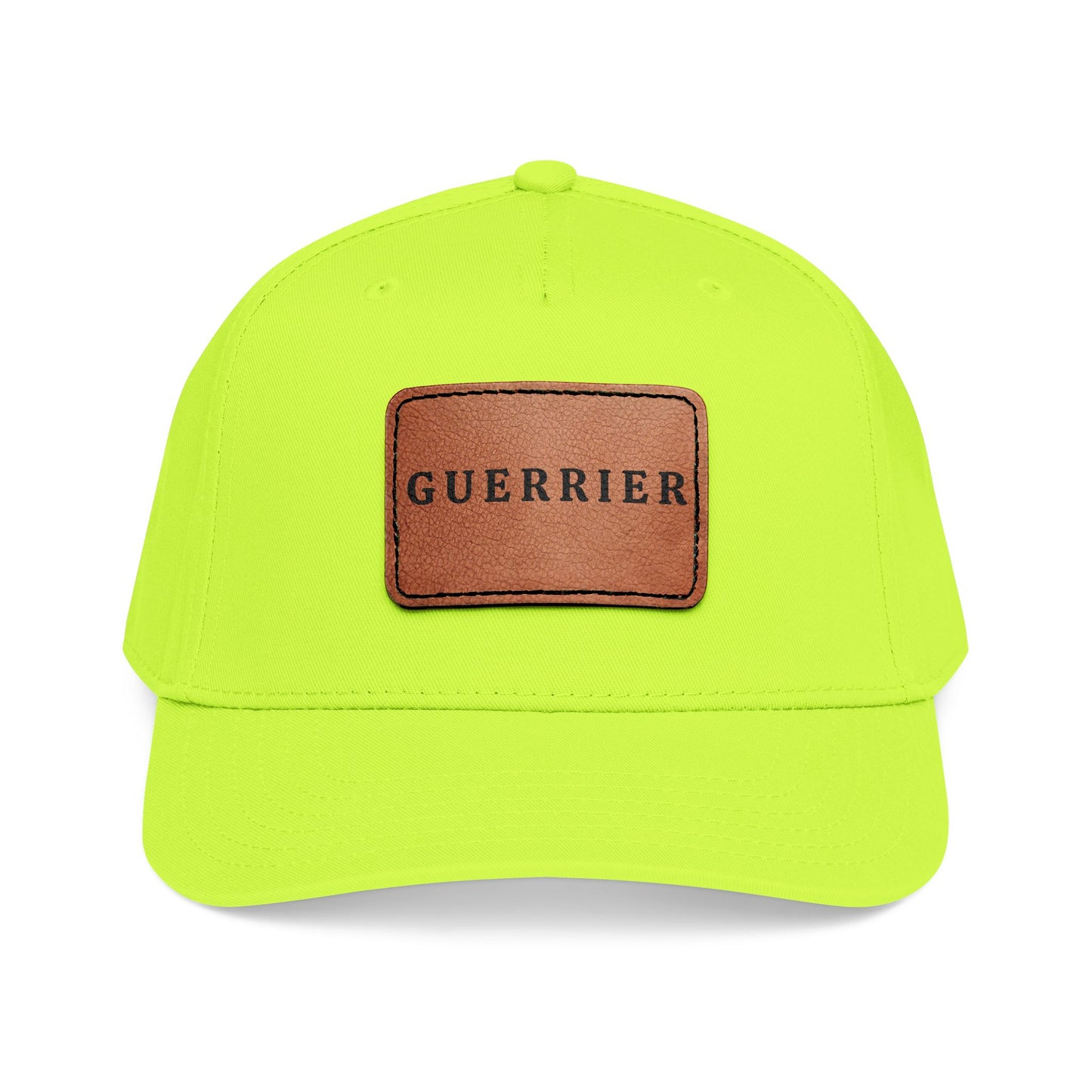 Guerrier Leather Patch Baseball Cap