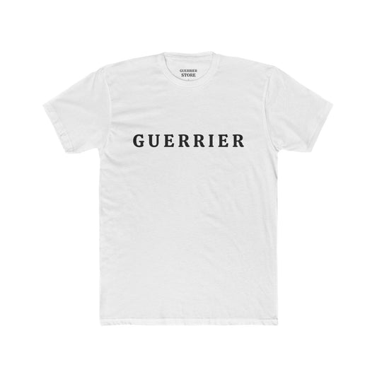 Guerrier Crew Tee — Minimalist French 'Guerrier' Graphic Shirt