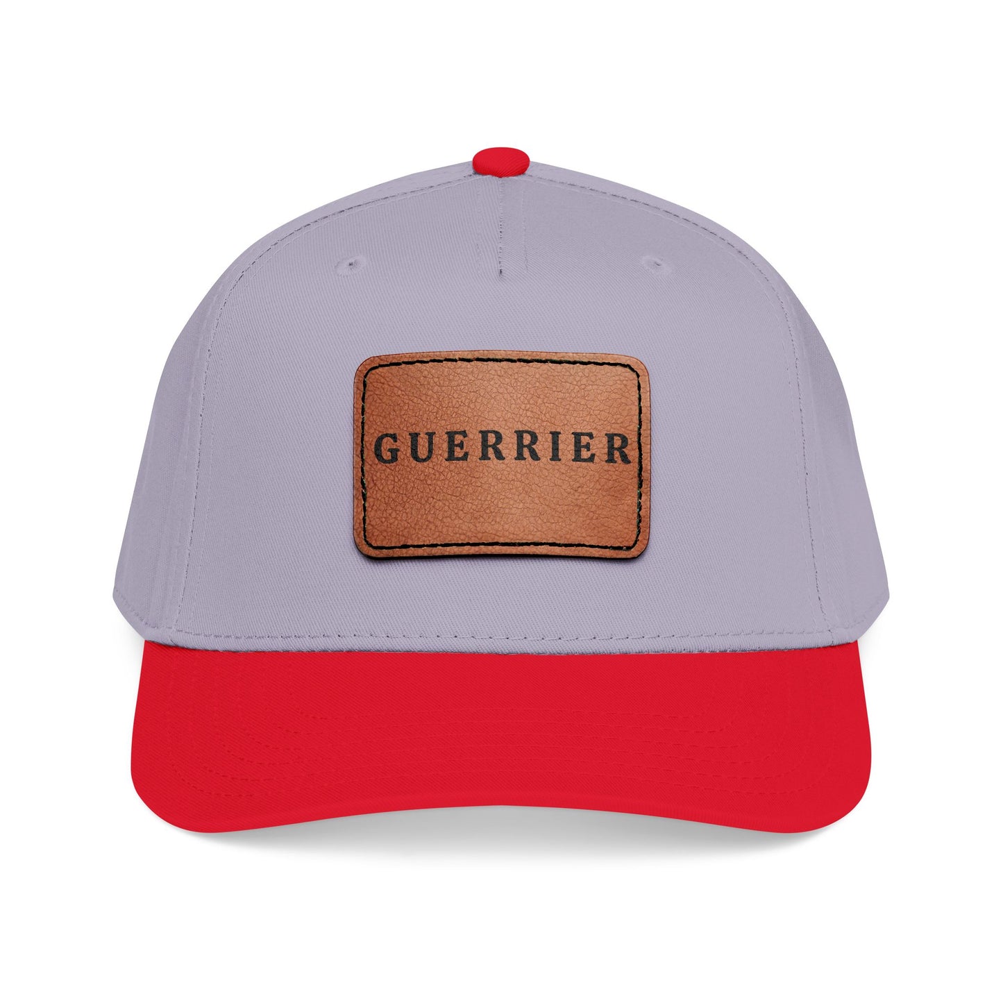 Guerrier Leather Patch Baseball Cap