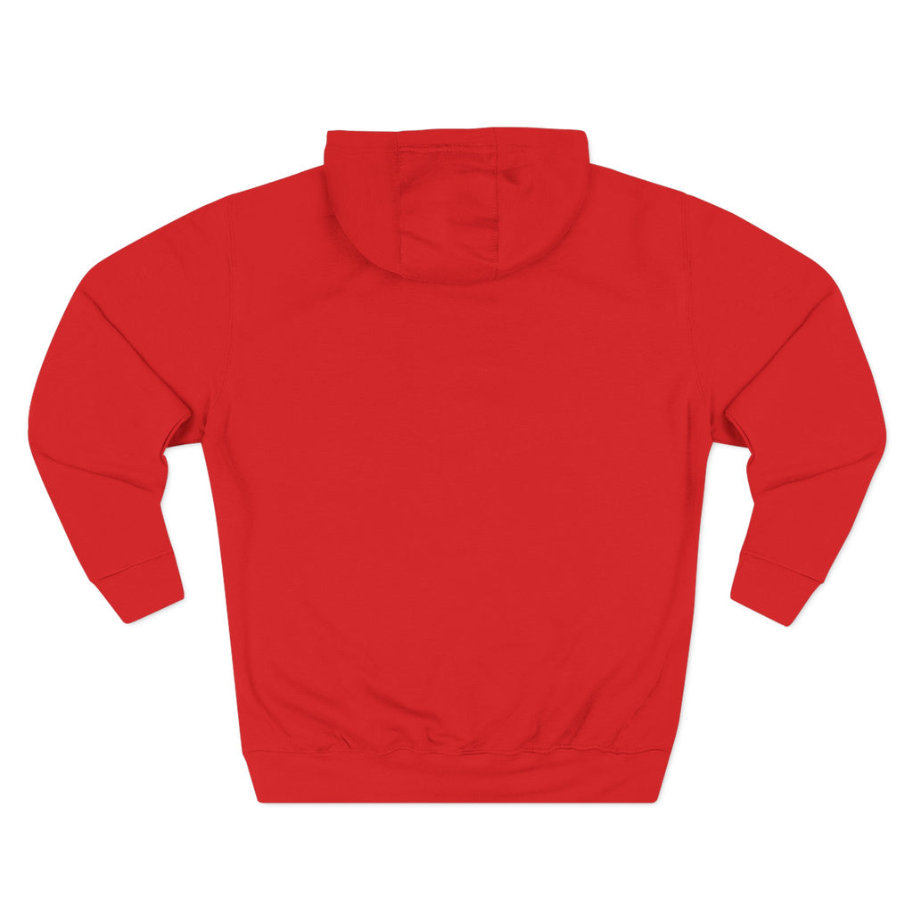 Guerrier Minimalist Hoodie — French 'Guerrier' Text Fleece Pullover