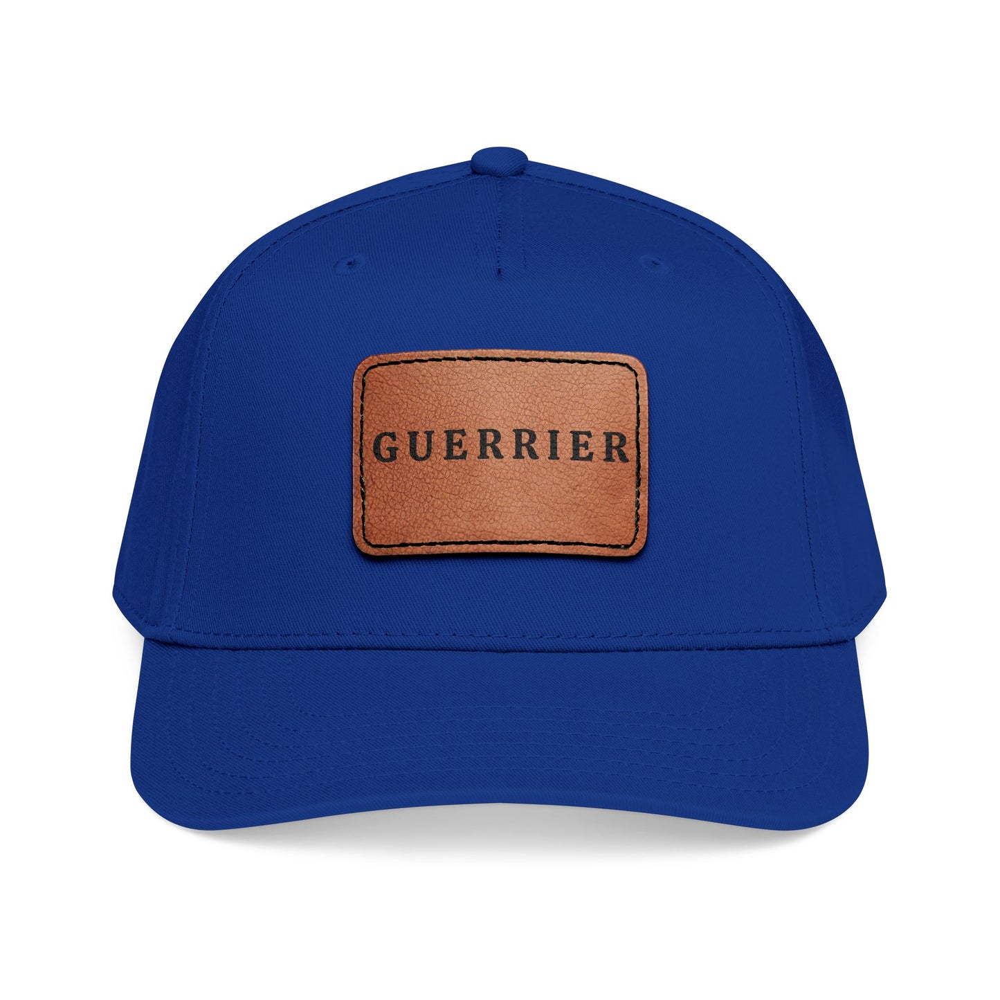 Guerrier Leather Patch Baseball Cap