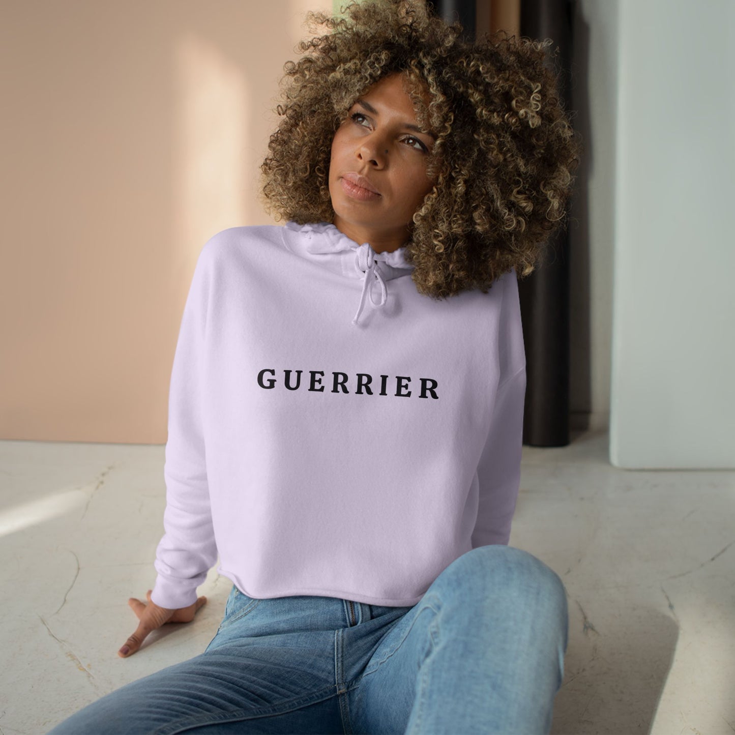 Guerrier Cropped Hoodie