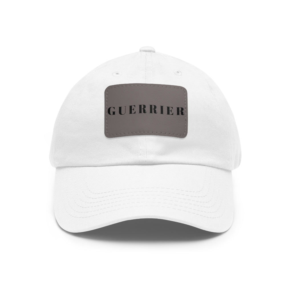 Dad Hat — 'Guerrier' Leather Patch Cap