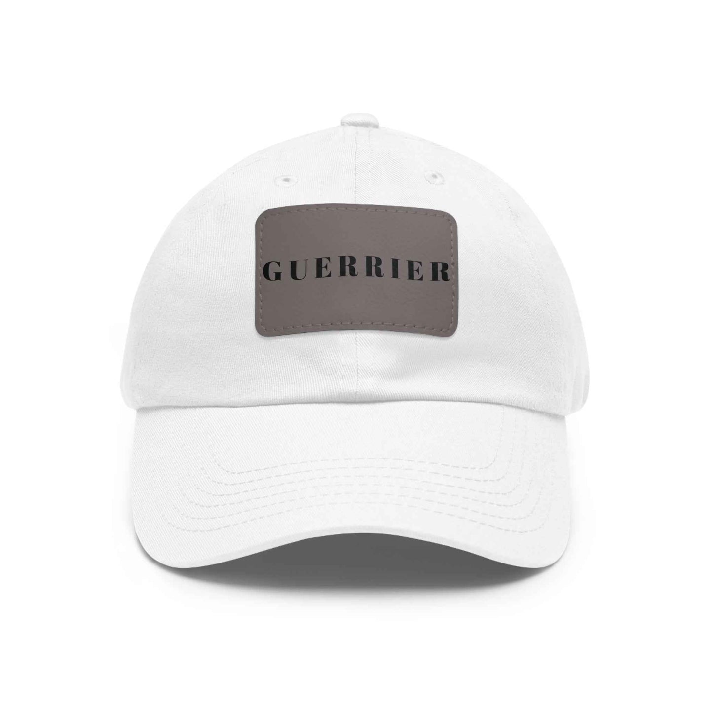 Dad Hat — 'Guerrier' Leather Patch Cap