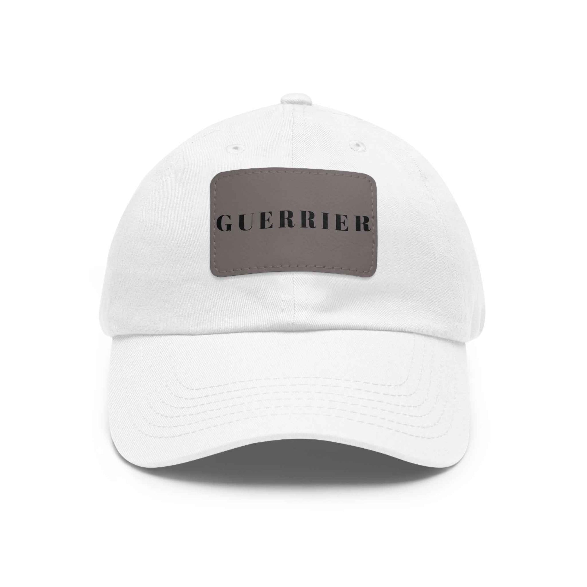 Dad Hat — 'Guerrier' Leather Patch Cap