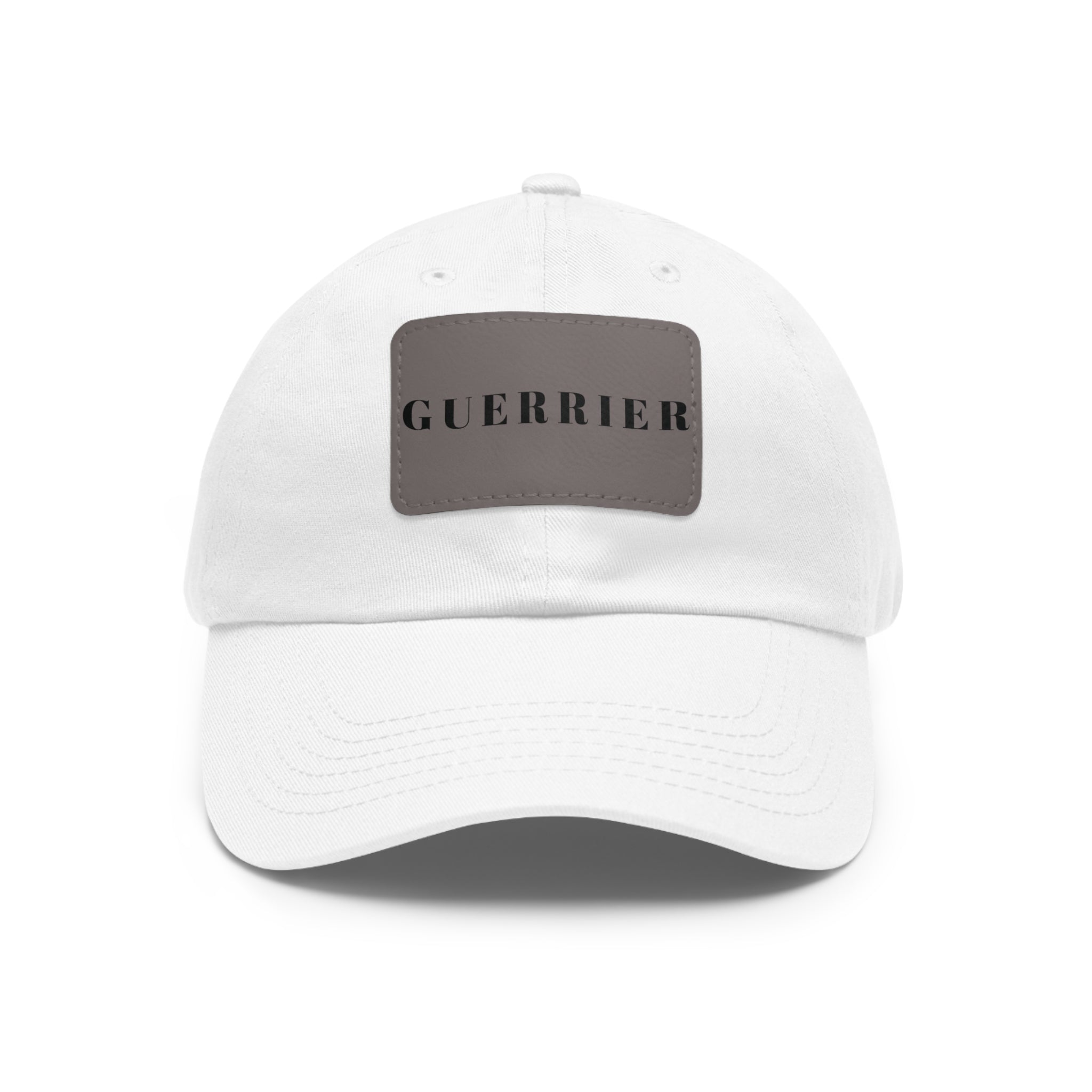 Dad Hat — 'Guerrier' Leather Patch Cap
