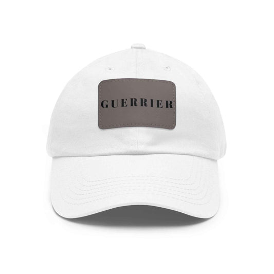 Dad Hat — 'Guerrier' Leather Patch Cap