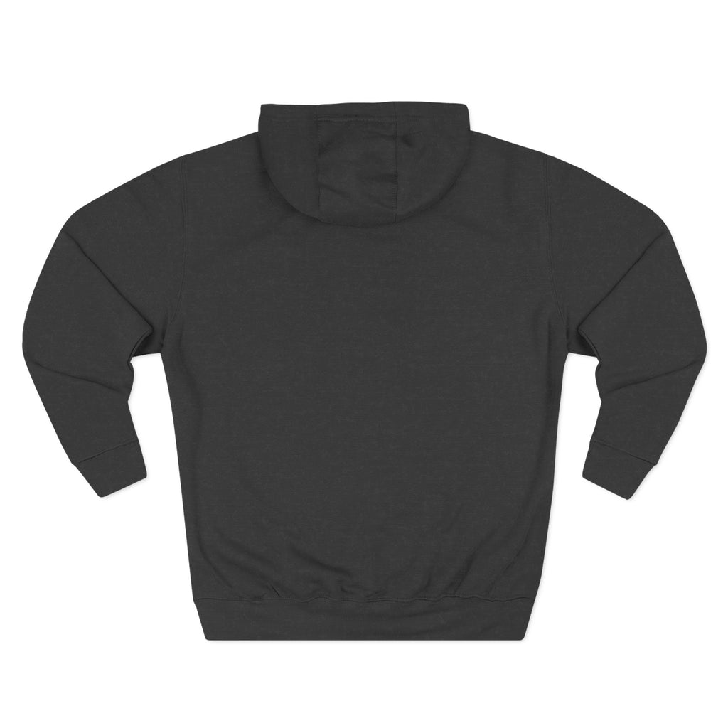 Guerrier Minimalist Hoodie — French 'Guerrier' Text Fleece Pullover