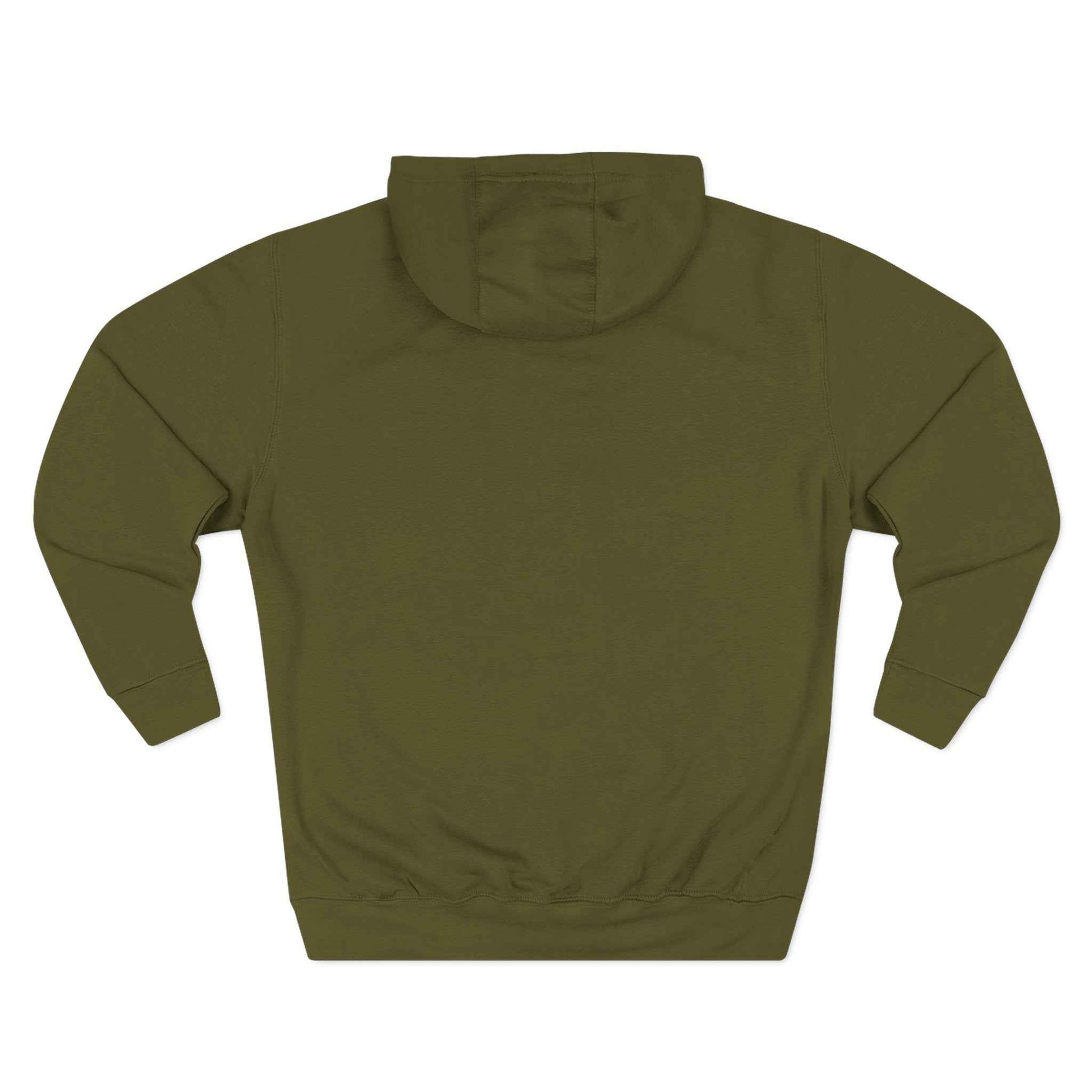 Guerrier Minimalist Hoodie — French 'Guerrier' Text Fleece Pullover