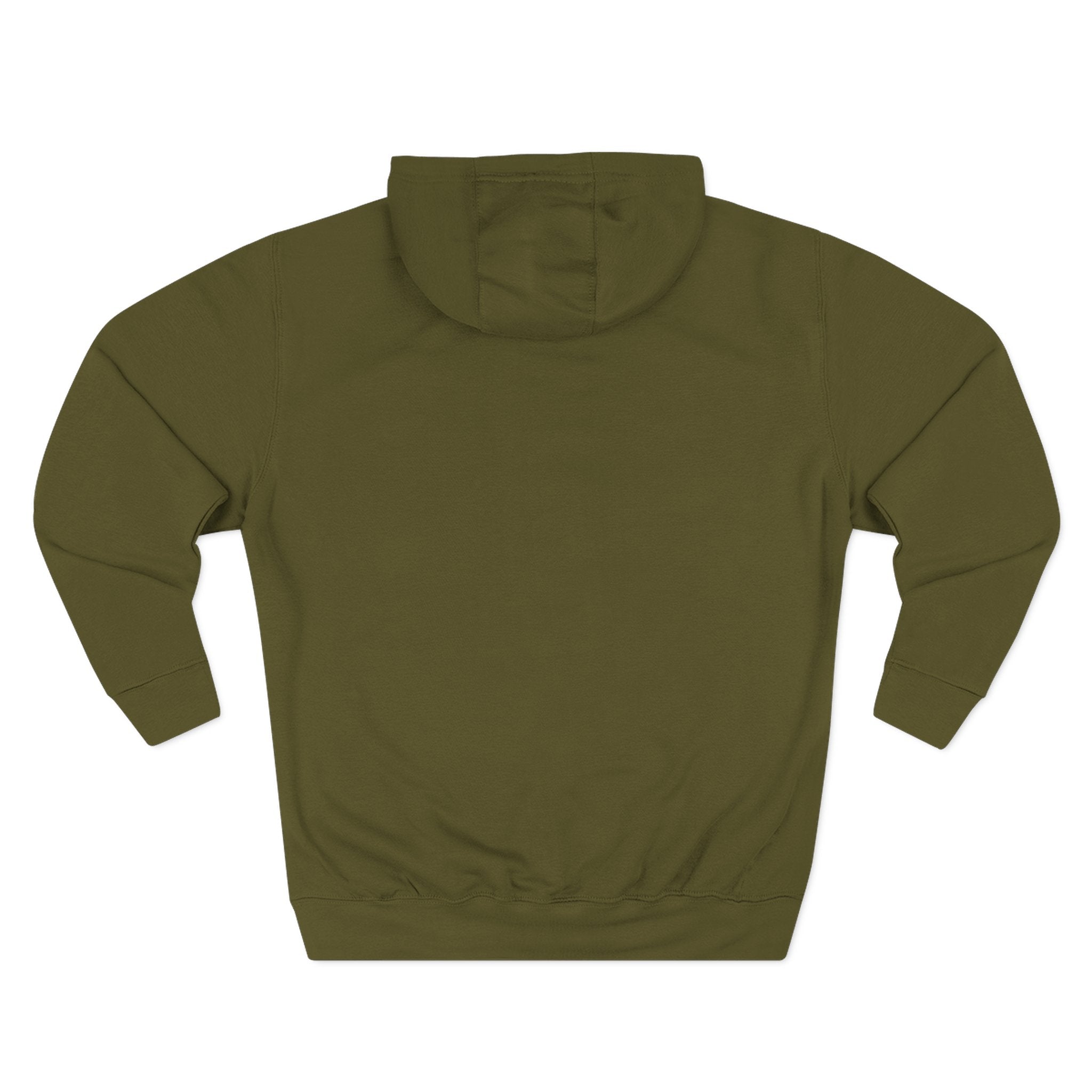 Guerrier Minimalist Hoodie — French 'Guerrier' Text Fleece Pullover