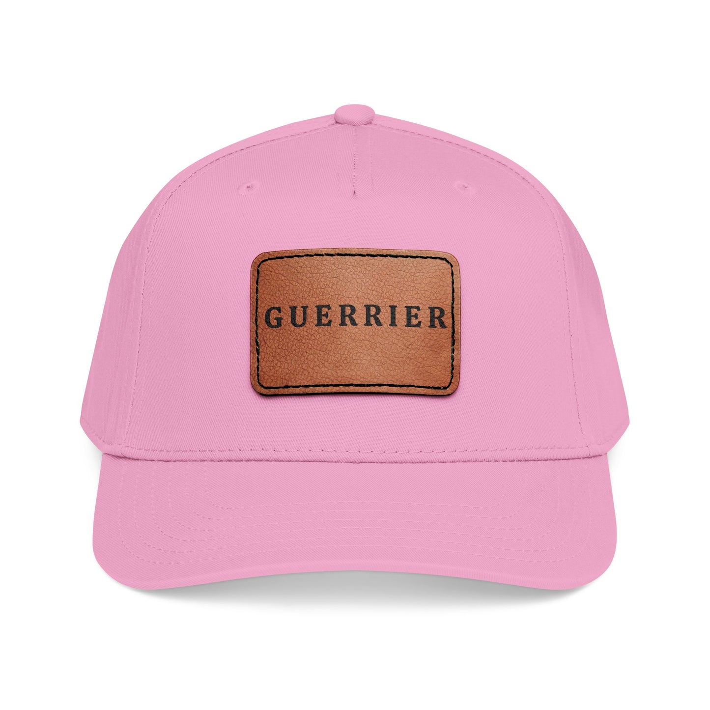Guerrier Leather Patch Baseball Cap