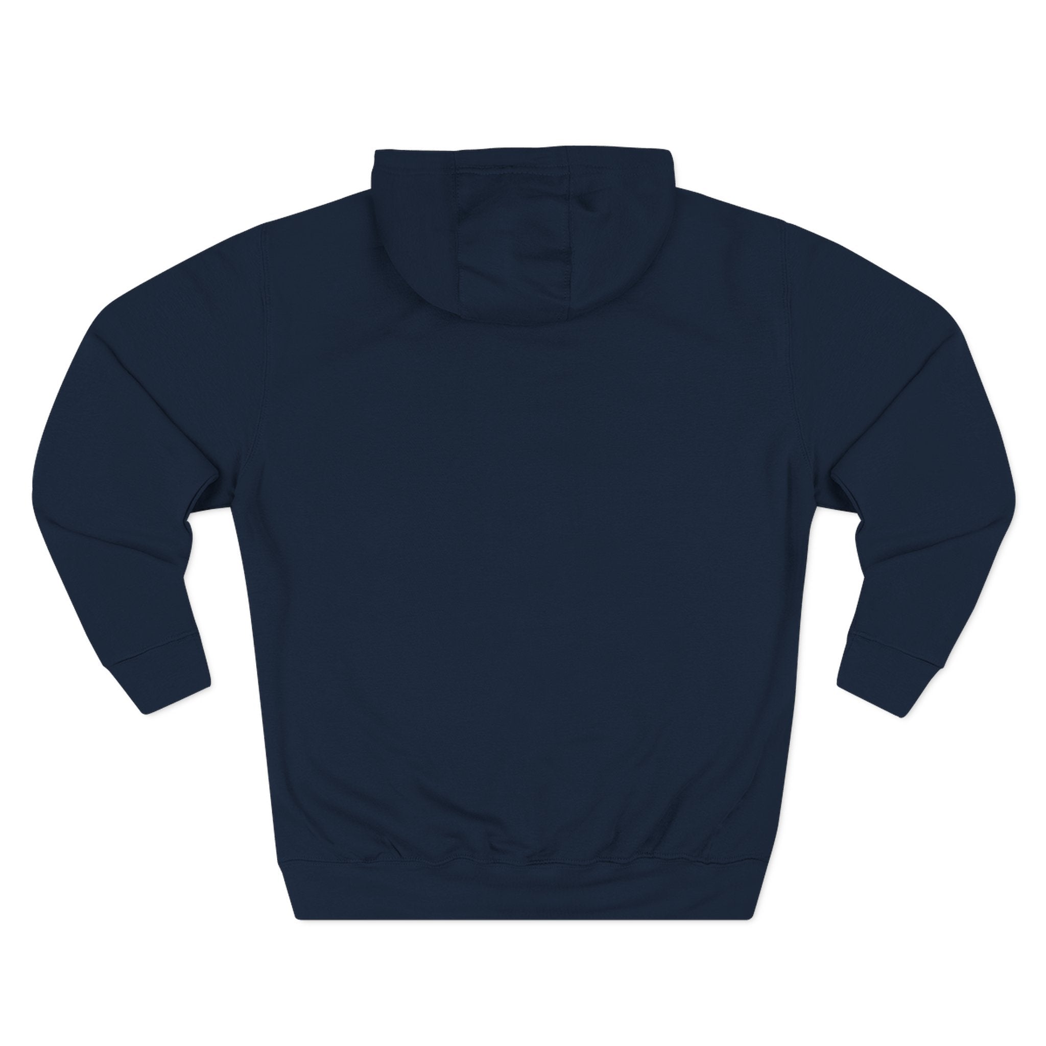 Guerrier Minimalist Hoodie — French 'Guerrier' Text Fleece Pullover