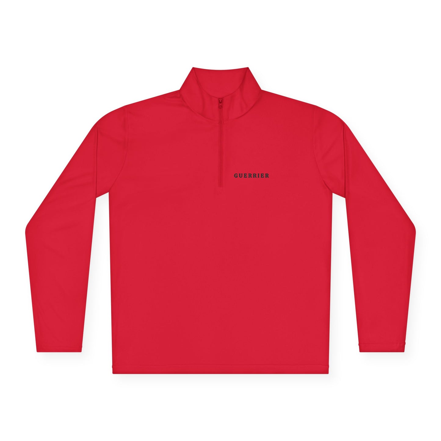Quarter-Zip Pullover — Minimal "CUREDIED" Chest Logo Pullover